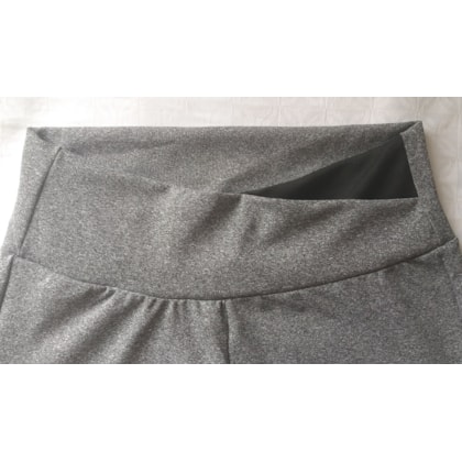 Legging Mescla Cós Transpassado e Telinha | Black Slash 2114 Legging Mescla Cós Transpassado e Telinha | Black Slash 2114