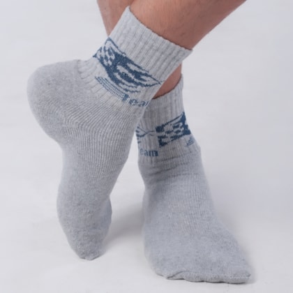 Meia Masculina Longa de Algodão Par | 179 Meia Masculina Longa de Algodão Par | 179