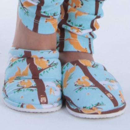 Pantufa Adulto para Pijama Mãe e Filha Hot Chocolate | 18204 Pantufa Adulto para Pijama Mãe e Filha Hot Chocolate | 18204