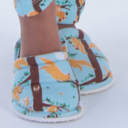 Pantufa Infantil para Pijama Mãe e Filha Hot Chocolate | 18205 Pantufa Infantil para Pijama Mãe e Filha Hot Chocolate | 18205