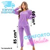 Pijama Confort Longo em Malha Suave Lisa | 177