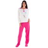 Pijama de Frio Longo em Malha Algodão | Pink 18100