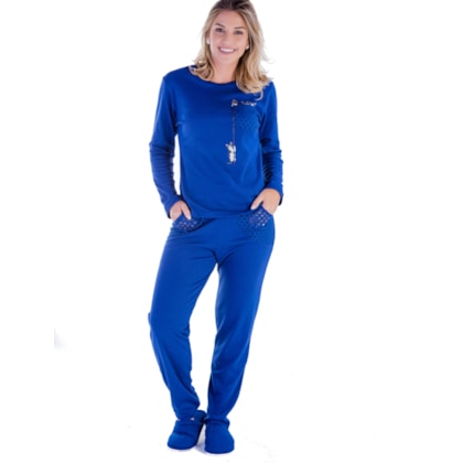 Pijama Feminino Longo Canelado | Sensação 18102 Pijama Feminino Longo Canelado | Sensação 18102