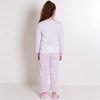 Pijama Infantil Feminino Longo Estampado em Malha | 53