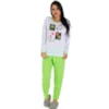 Pijama Manga Longa Feminino em Malha Suave PV | 159
