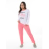 Pijama Manga Longa Feminino em Malha Suave PV | 159