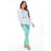Pijama Manga Longa Feminino em Malha Suave PV | 159