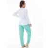 Pijama Manga Longa Feminino em Malha Suave PV | 159