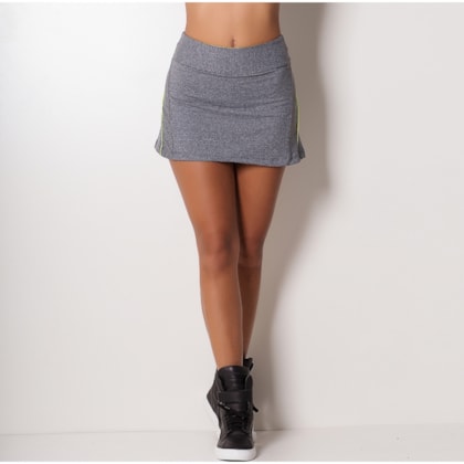 Short Saia Mescla com Forro Fluor | 10073 Short Saia Mescla com Forro Fluor | 10073