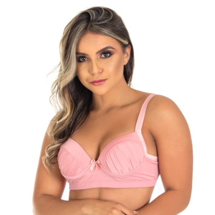 Sutiã Bojo Drapeado  Microfibra | Elly 5261