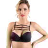 Sutiã Drapeado Strappy Bra Três Tiras com Biju | Lais