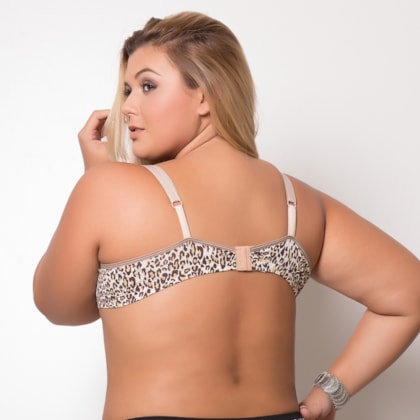 Sutiã Plus Size Básico Estampadinho | 2043