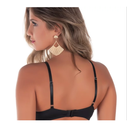 Sutiã Strappy Bra Conforto de Base Acolchoada | Stella