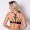 Sutiã Strappy Bra de tiras nas costas e fecho frontal, push-up| s4122