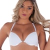 Sutiã Strappy Bra de tiras nas costas e fecho frontal, push-up| s4122