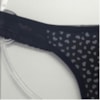 Tanga Fio Estampadinha com Lateral em Renda | Vanuza 5143