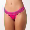 Tanga Sexy Fio Poá com Renda | Luciana 1467