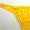 Tanga Sexy tira lateral com frente transparente | Roberta 767