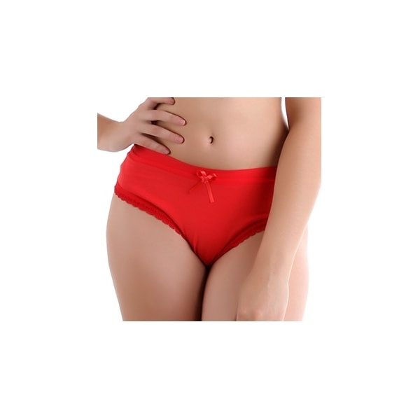 Tangão Básica em Algodão com Cós Elástico e rendinha | 1352