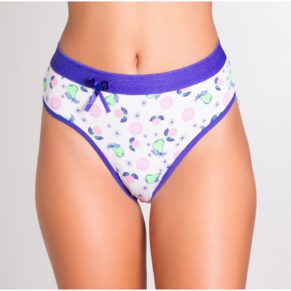 Tangão Conforto Cintura Alta Estampadinha | Manu 1253 Tangão Conforto Cintura Alta Estampadinha | Manu 1253