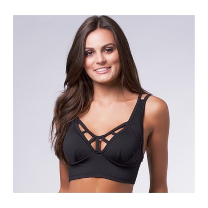 Top Fit Strappy Tirinhas com Bojo | 1361 Top Fit Strappy Tirinhas com Bojo | 1361